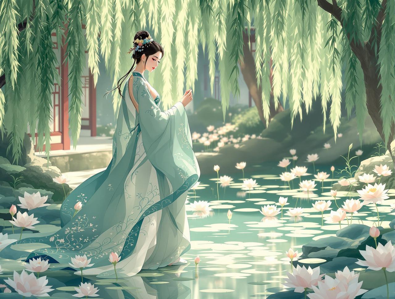 AI黄豆短剧古装题材 - 穿越古今，风华绝代
